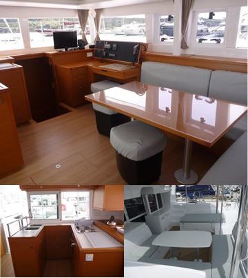 Lagoon 450 interior